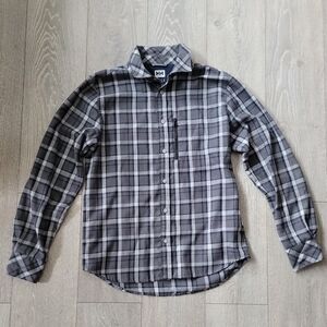 Helly Hansen Men's Gray Plaid Shirt